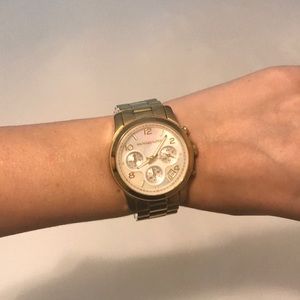 Gold Michael Kors watch